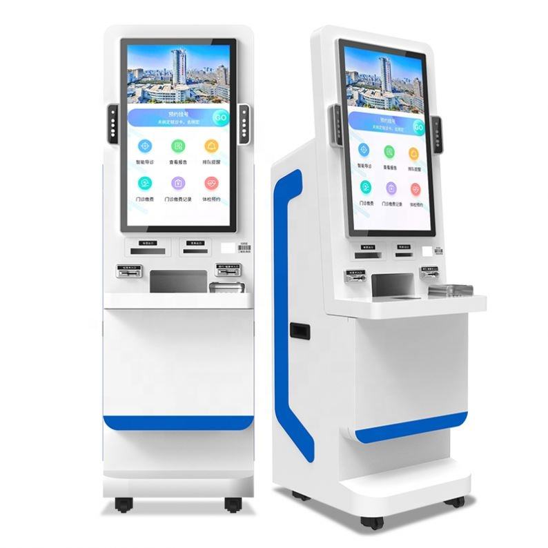 OEMODM 32inch Payment Kiosk Self Ordering Kiosk in Hospital Cash Pos Order Number Wall-mounting Information Kiosk (3)