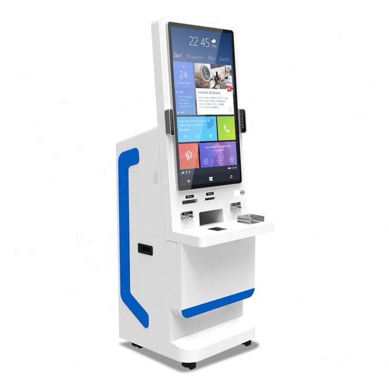 OEMODM 32inch Payment Kiosk Self Ordering Kiosk in Hospital Cash Pos Order Number Wall-mounting Information Kiosk (5)