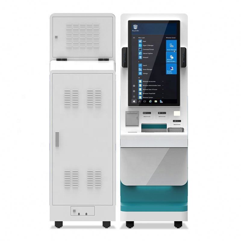 OEMODM 32inch Payment Kiosk Self Ordering Kiosk in Hospital Cash Pos Order Number Wall-mounting Information Kiosk (6)
