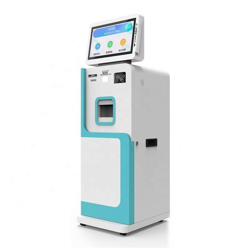 18.5'' Multi-touch Waterproof Flat Screen Large Hospital Affairs Self Service Kiosk With Wheels Mobile Kiosks1
