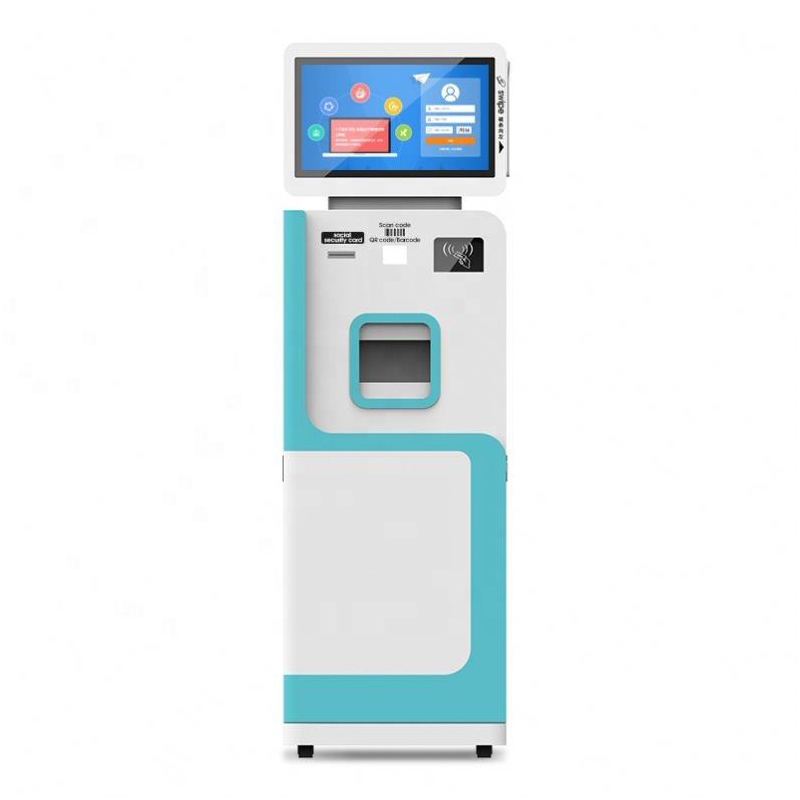 18.5'' Multi-touch Waterproof Flat Screen Large Hospital Affairs Self Service Kiosk With Wheels Mobile Kiosks2