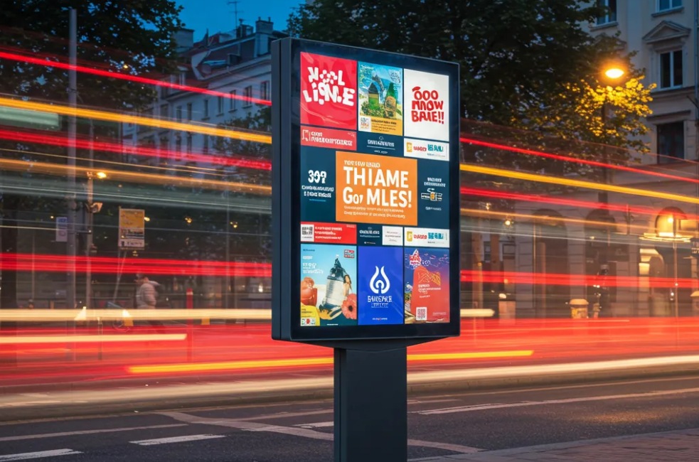 Design Outdoor Large size with IP 65 Waterproof Touch Display Advertise Enclosure