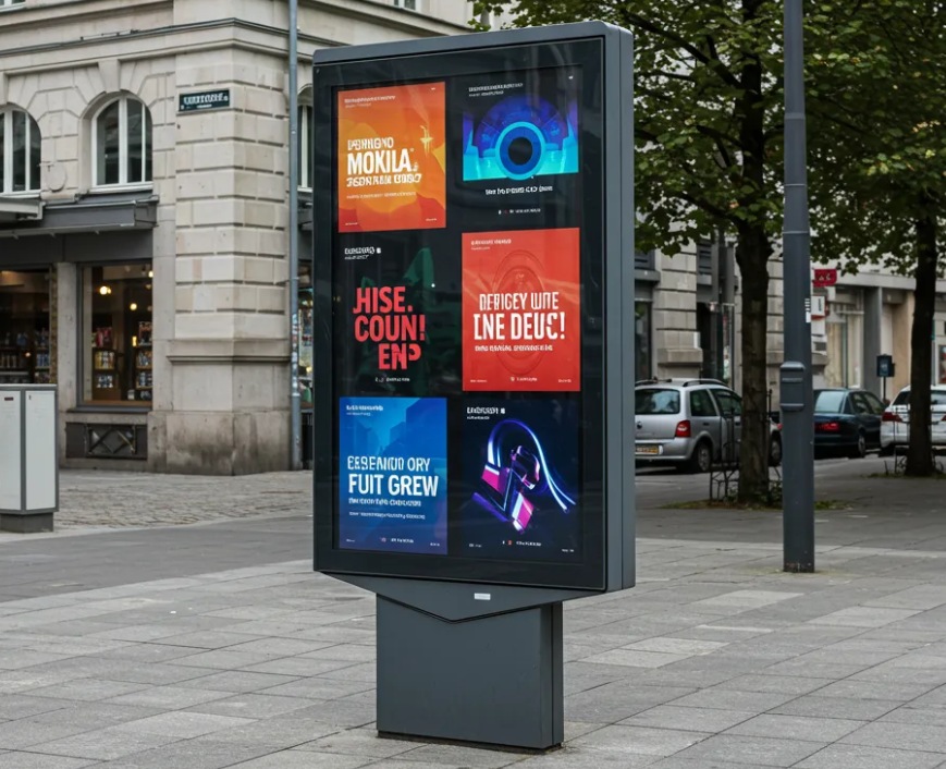 户外定制数字标牌外壳