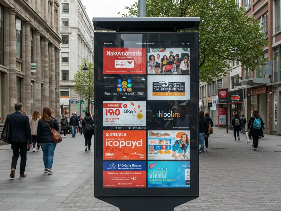 Touch Display Advertise Enclosure