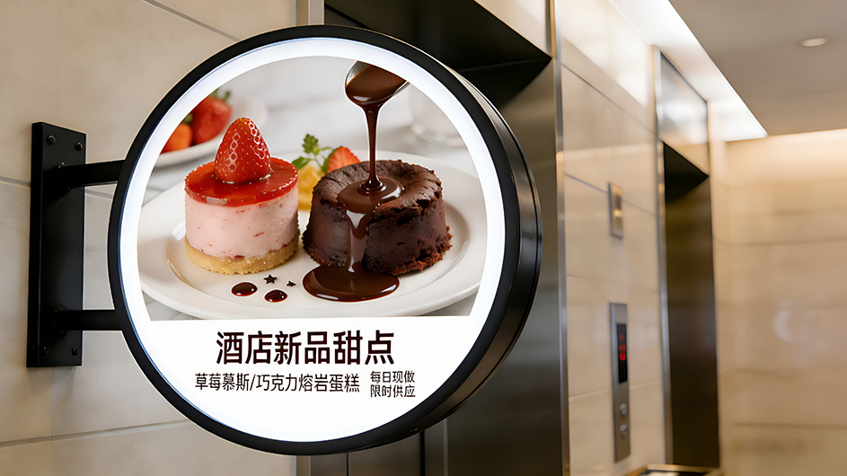 Pantallas de publicidad Android redondas