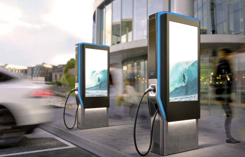 Intégration de la charge des véhicules électriques dans les centres de signalisation numérique