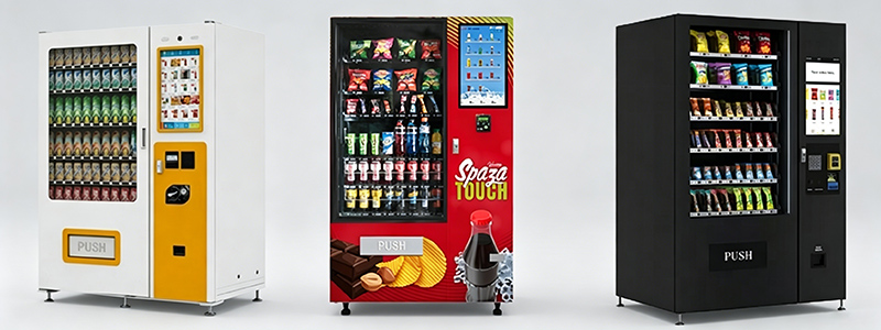Custom Drinks and Snacks Vending Machine Enclosure