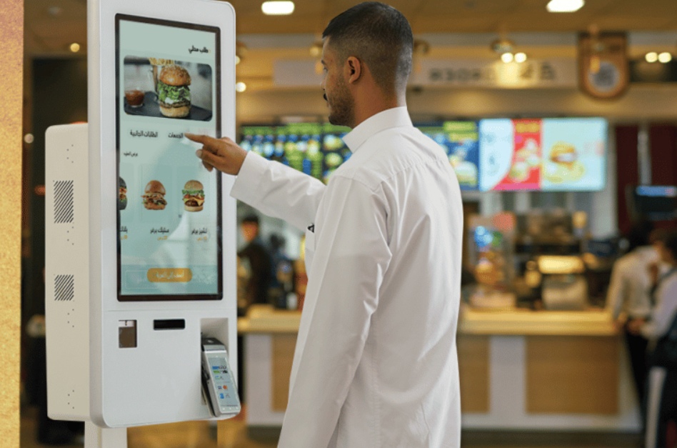 27-inch self-ordering kiosks offer durable, modular, professional interactive terminals