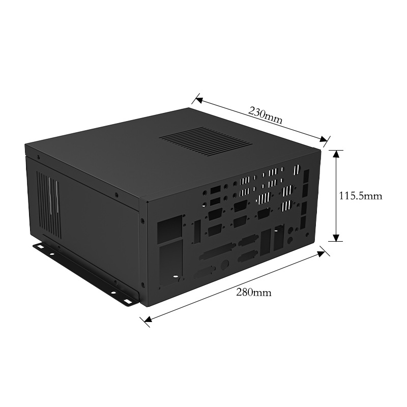 Custom Industrial PC Sheet Metal Enclosure (3)