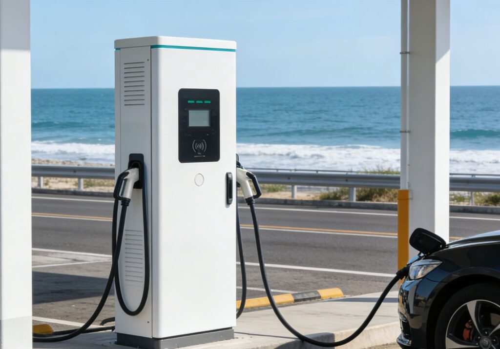 High-precision EV cabinets with durable weatherproof finishes