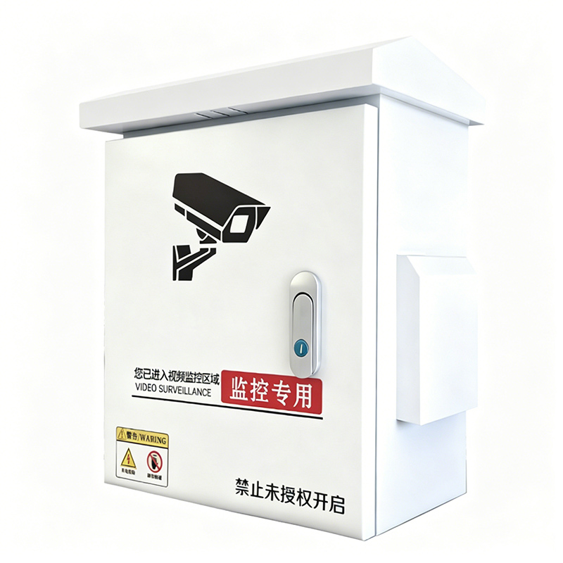 Outdoor Rainproof Pole-mounted Monitoring Box