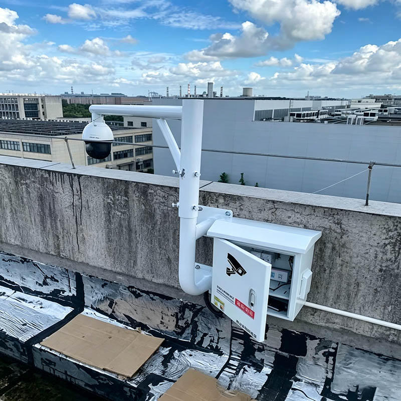Outdoor Rainproof Pole-mounted Monitoring Box(5)