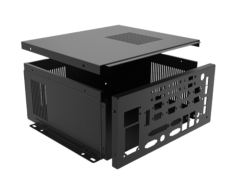 Weatherproof industrial enclosures with optimized thermal ventilation