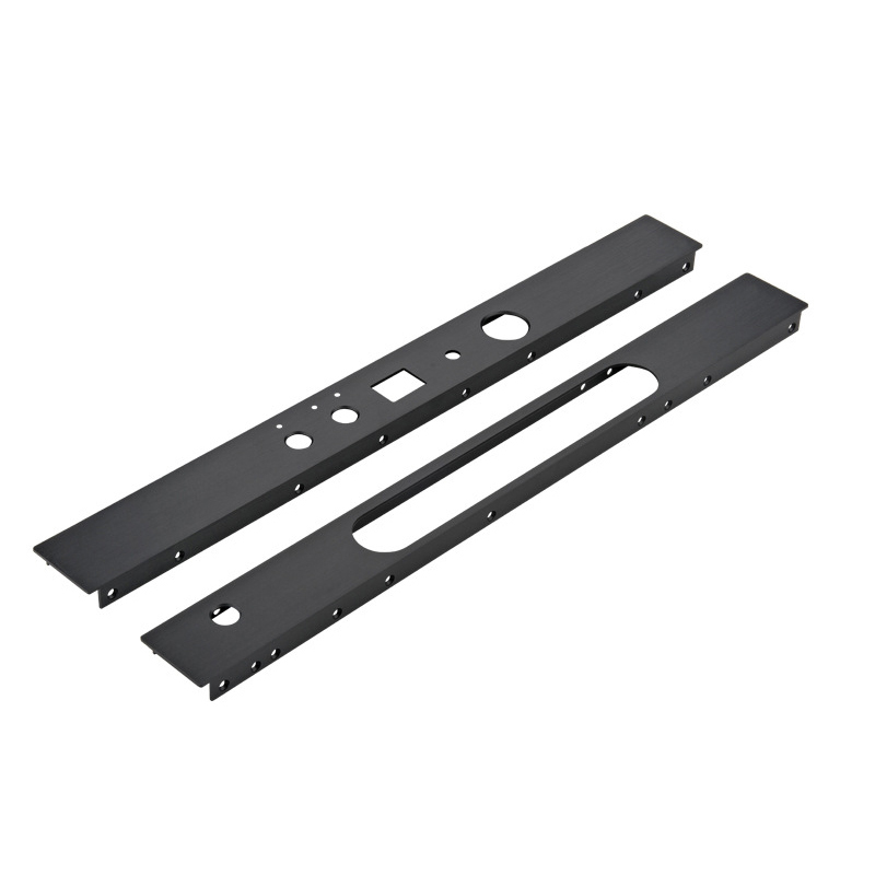 6063 Aluminum Laser Perforated Sheet Metal Machined Multimedia Audio Control Panel(4)
