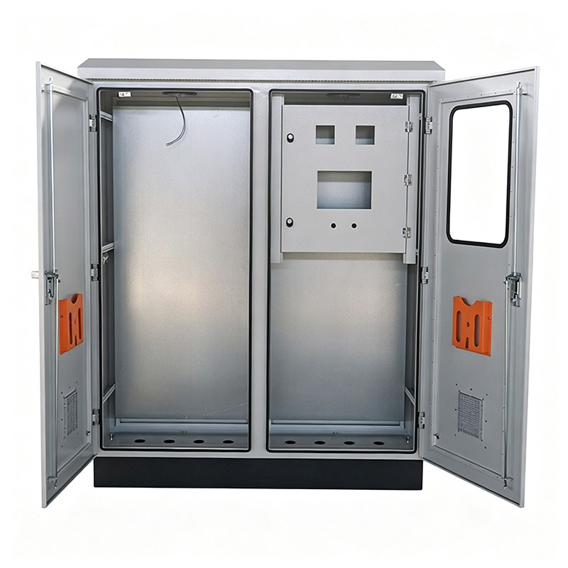 Precision Sheet Metal Fabrication Outdoor Carbon Steel Power Distribution Cabinets, Waterproof, Dustproof & Anti-static for Outdoor Application(3)