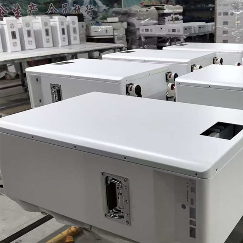 Kabinet Penyimpanan Energi Baterai Lithium Perumahan Kustom, Penutup Lembaran Logam, tampilan 2