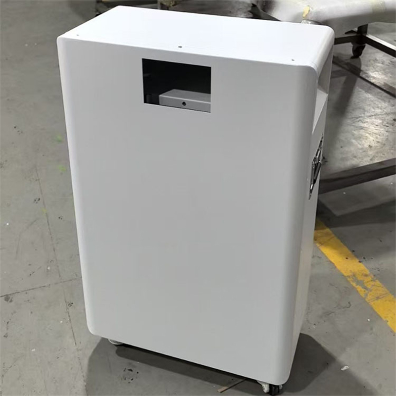 Kabinet Penyimpanan Energi Baterai Lithium Perumahan Kustom dengan Penutup Logam Lembaran (Tampilan 4)