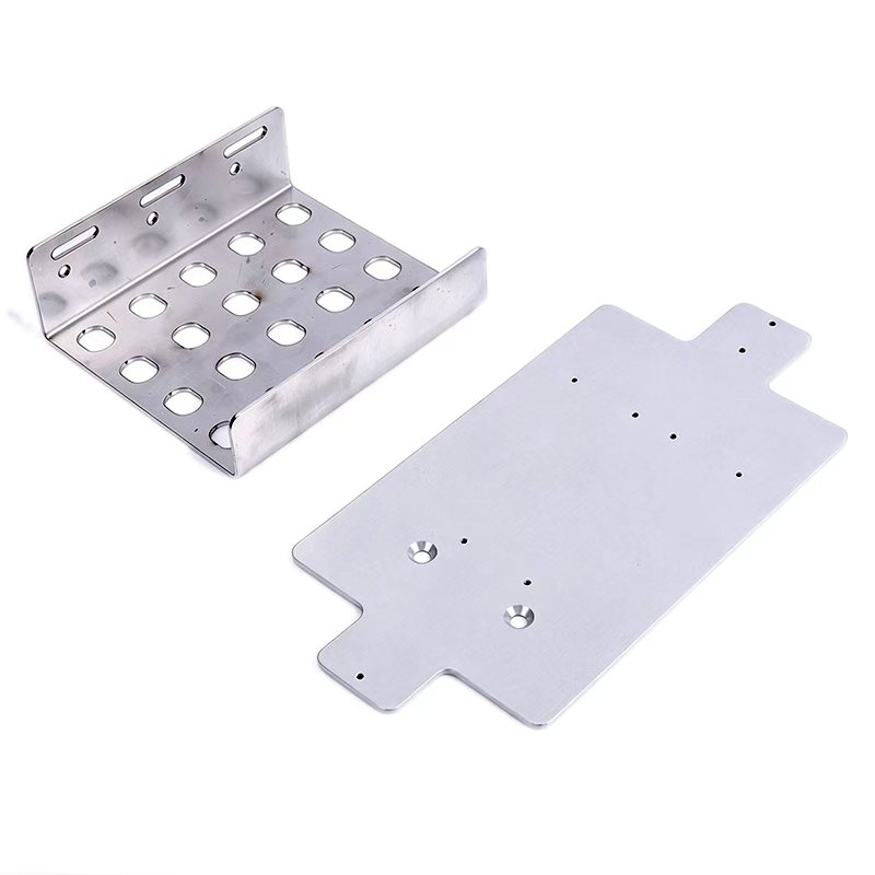 Custom Aluminum Electronic Mounting Brackets and Plates - custom sheet metal power cabinet front view