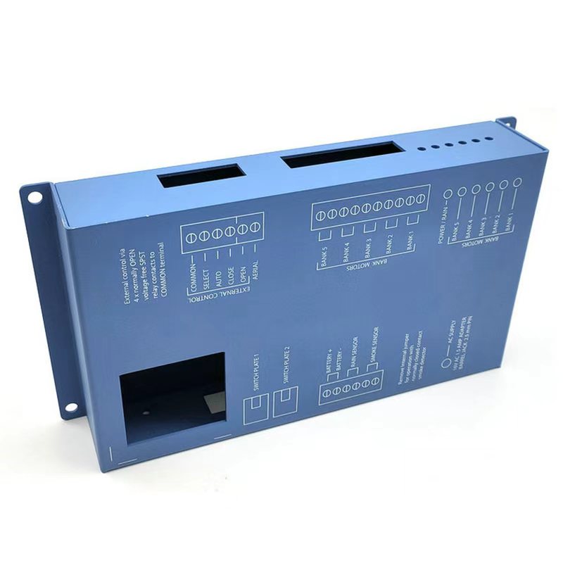 Custom Wall-Mount Electronic Enclosure Sheet Metal Box view 3