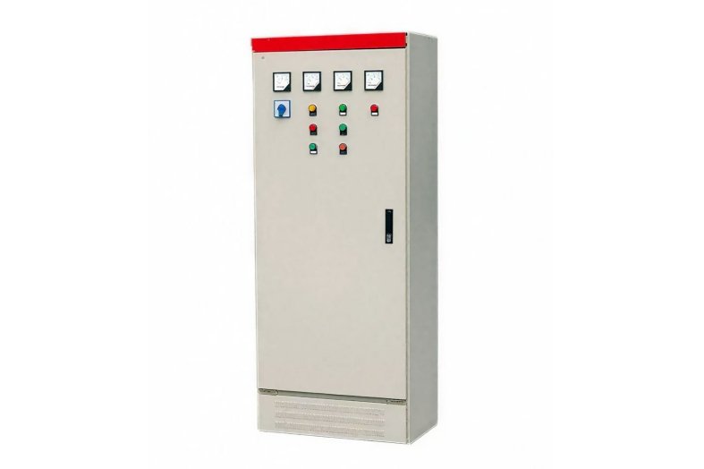 Custom sheet metal electrical enclosure with sealed door and surface finish