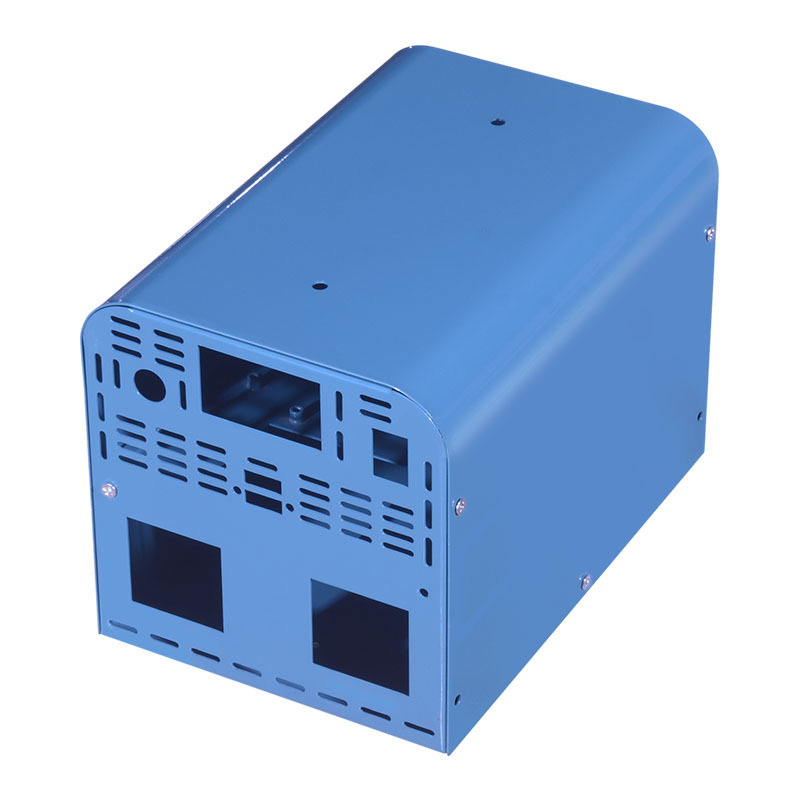 Custom Portable Power Station Enclosure Sheet Metal Case - custom sheet metal power cabinet front view
