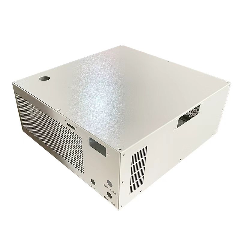 Custom Power Supply Chassis Sheet Metal Enclosure - custom sheet metal power cabinet front view